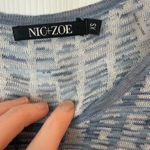 Nic + Zoe sweater , size XS